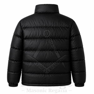Ropa Masónica Herencia Masónica, Ropa Griega de Fraternidad, Chaqueta Acolchada para Hombre con Estampado por Sublimación Completa OEM - Product Image 4