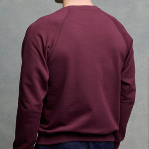 Nouveau Sweat-shirt Homme Col Rond Coupe Ample Basique de Haute Qualité, Motif Portrait Prunier sur le Devant, Personnalisé en Mélange de Coton - Product Image 5