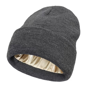 Streetwear Knit <b>Beanie</b> Hat Winter Warm Thick Soft Acrylic Unisex <b>Beanie</b> Fashion Hip Hop Skate Vintage Custom <b>Beanie</b> - Product Image 2