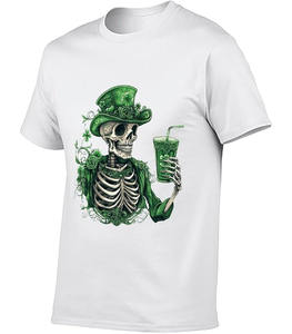 Camisetas de Punto con Cuello Redondo 100% Algodón de Alta Calidad al por Mayor 2025 para Hombre, Camisetas Informales de Verano de Manga Corta Transpirables - Product Image 3