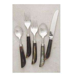 Juego de Cubiertos de Acero Inoxidable con Diseño Tradicional, 100 Piezas, Pulido Espejo, para Hotel, Restaurante y Uso Doméstico - Product Image 3