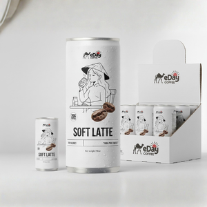 Boisson au café 100% pur, marque privée, mélange de café premium, lait crémeux, OEM/ODM, latte doux en conserve 190ml - Product Image 2