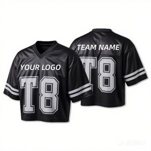 Camiseta de Fútbol Personalizada con Estampado Completo, Estilo Urbano, Corte Cuadrado, para Hombre, Transpirable, Cuello Redondo, Absorbente de Sudor, Manga Corta - Product Image 1
