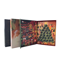 Style d'arbre de Noël populaire 25 boîte de praline au chocolat truffes de luxe bonbons au chocolat pralines emballage boîte-cadeau