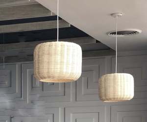 Meilleures ventes, lustre en rotin et bambou fait main, luminaire suspendu pour la décoration de la maison, restaurant, café, projets hôteliers - Product Image 4