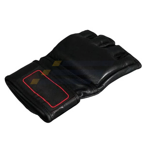 High Quality Custom Logo soft material Leather Professional Men MMA <b>Gloves</b> for Wrist Support Moisture Breathable Men MMA <b>Gloves</b> - Product Image 1