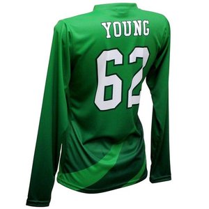 Maillot de volley-ball pour femmes, best-seller, design personnalisé, tissu polyester, manches longues, col en V, doux et confortable, maillot de sport d'équipe - Product Image 6