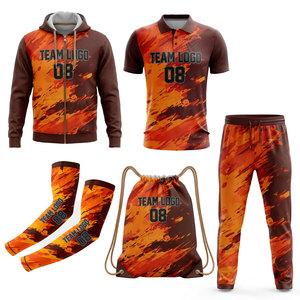 Conjunto Deportivo para E-Sports, Jersey Sublimado Personalizado, Sudadera con Capucha, Pantalones, Mangas para Brazos, Bolsa, Logotipo del Equipo, 49 Colores Degradados, Secado Rápido, Unisex, Adulto - Product Image 4