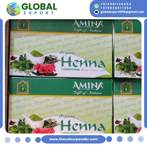 Henna en Polvo Más Vendida, a Base de Plantas, Lavable, para el Crecimiento del Cabello, en Caja Corrugada, Tinte Natural para el Cabello y Cono de Mehndi - Product Image 3