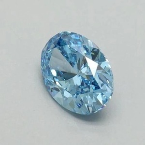 Diamante Azul Ovalado de Corte Elegante, Cultivado en Laboratorio, Certificado por IGI, Piedra Sintética para Anillo de Compromiso o Colgante Personalizado, de 1 a 5 Quilates - Product Image 5