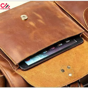 New Style Waterproof Genuine Leather Duffel Bags Customized Color Luxury Men Comfortable 50-70L Large Capacity Travel Bags - Product Image 4