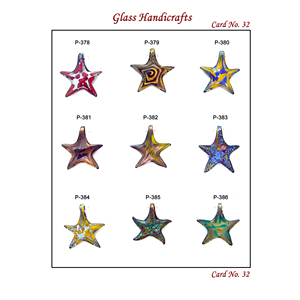 Artesanías Indias, Colgantes de Cristal con Forma de Estrella de Mar Multicolor y Lámina Plateada, Componentes para la Fabricación de Joyería, Accesorios para Manualidades, Venta al por Mayor - Product Image 2