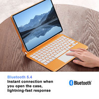 Magnetic Keyboard Ultra Slim Aluminum Alloy BT Wireless Full Size Trackpad for iPad Air 11"/10.9" (2022-2025) OEM ODM Wholesale