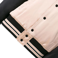 Veste universitaire en satin pour homme IOTA SPORTS, style Atlanta Flight années 80 et 90, veste de supporter brodée en satin, vestes d'équipe