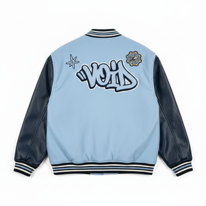 Ropa de Invierno para Hombre, Chaqueta Varsity, Chaqueta Letterman, Chaqueta de Cuero, Chaqueta Cortavientos Personalizada con Bordado para Hombre - Product Image 4