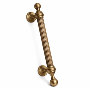 Export Quality AXIS Traditional Brass Door <b>Handle</b> Heavy Duty Ambidextrous Hardware for Interior Exterior Doors Manufacturer - Product Image 1