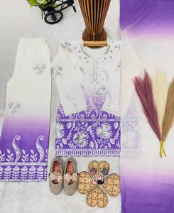 Trending Launching New Designer Girls Party Wear Stretchable Look Top Kurta/<b>Kurti</b> Set - Product Image 6