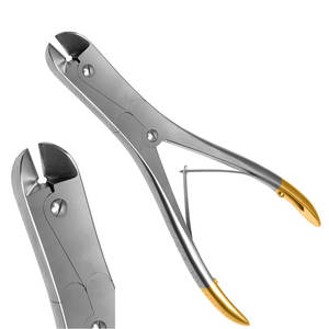Coupe-fils orthodontiques professionnels en acier inoxydable avec poignée confortable - Product Image 1