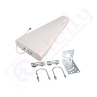 Antenne LPDA directionnelle GSM robuste 14dBi pour extérieur, câble RG58 (3m) + connecteur mâle, montage sur poteau, ETEILY, fabriqué en Inde