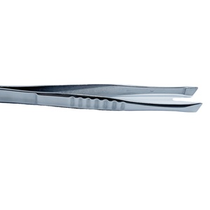 Pinza para cejas profesional de acero inoxidable, nuevo diseño con punta inclinada, diferentes diseños, acabado pulido, pinzas para cejas para adolescentes. - Product Image 1