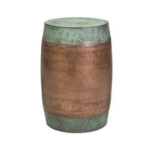 Industrial Round Metal Drum <b>Stool</b> With <b>Storage</b> Modern Living Room Furniture Apartment Use Handmade <b>Stools</b> On Sale - Product Image 4