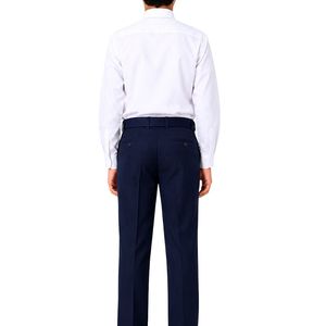 Ensemble d'uniforme scolaire pour garçons personnalisé : chemise blanche à manches longues, pantalon bleu marine et cravate – Tenue élégante pour étudiants - Product Image 3