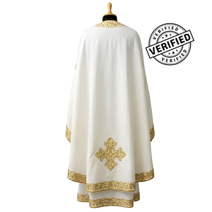 Ensemble de Vêtements Sacerdotaux Orthodoxes Brodés Couleur Personnalisée Phelonion Epitrachelion Epigonation Epimanikia Zone Qualité Supérieure - Product Image 6