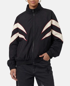 Wholesale <b>Lightweight</b> Nylon Sports Colorblock Windbreaker <b>Jacket</b> Solid Pattern Sports Nylon Windbreaker <b>Jacket</b> - Product Image 2