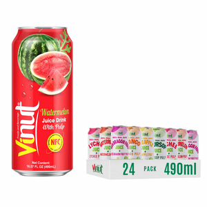 Bebida de Jugo de Frutas con Sabor y Pulpa de 490 ml, Sin Azúcar, Fabricante de Bebidas de Marca Privada OEM ODM - Product Image 1