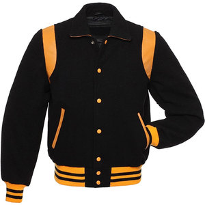 OEM ODM Customized High Quality Varsity <b>Jackets</b> <b>Leather</b> For Men <b>Winter</b> Streetwear Style Logo Versity Men's <b>Jackets</b> - Product Image 1