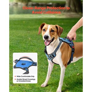 Arnés ajustable para perros grandes, chaleco para mascotas sin tirones con correa cómoda para entrenar y pasear a tu amigo peludo - Product Image 4