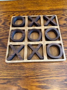 Handcrafted Kids Friendly <b>Coffee</b> <b>Table</b> Wooden Tic Tac Toe XOX XOX Tabletop Set Dominoes and Sets Family party toy <b>Coffee</b> gift - Product Image 5
