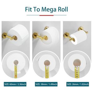 Stainless Steel Gold Toilet <b>Paper</b> <b>Holder</b> Wall Mounted Polished Brass Finish Tissue Roll Hanger <b>Paper</b> <b>Towel</b> Dispenser Bathroom - Product Image 6