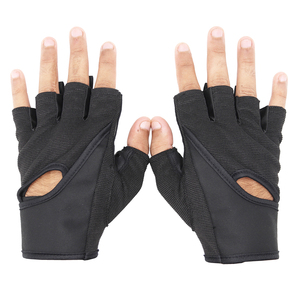Gants de fitness demi-doigts en gros avec protection complète de la paume, respirants et antidérapants pour la musculation en salle de sport - Unisexe - Product Image 6