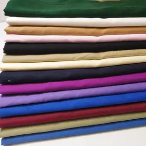 Factory Supply Plain Weave 150cm 65/35 80/20 90/10 Poly Cotton Poplin Popeline Garment Fabric For Shirt Dress Wholesale