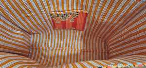 Bolsa de Mano de Algodón Ecológico y Sostenible, Acolchada a Mano, con Diseños Personalizados, Bolsillos Interiores/Exteriores, Diseño Floral Múltiple - Product Image 3