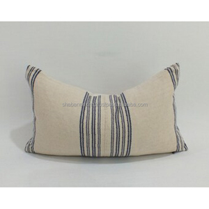 Funda de cojín tejida a mano, funda de almohada tejida, decoración del hogar, funda de cojín de algodón sostenible de lujo de la India - Product Image 2