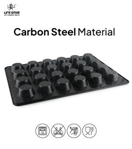 Molde para Muffins de Acero al Carbono Premium con Revestimiento Antiadherente de Granito Multicapa, Apto para Horno y Distribución Uniforme del Calor - Product Image 4