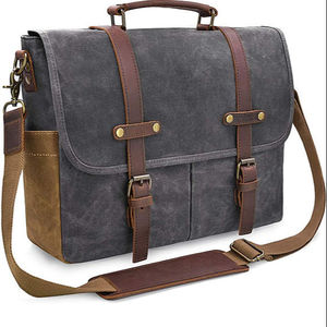 Shoulder Bag Waterproof Vintage Genuine <b>Canvas</b> Messenger Bag Fashion <b>Backpack</b> Business Bag <b>Backpack</b> - Product Image 6