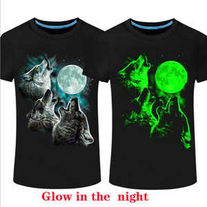 Nouveau T-shirt personnalisé qui brille dans le noir, 100% coton, impression de logo, design lumineux, T-shirt surdimensionné, Ropa Hombre - Product Image 6