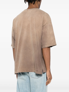 T-shirt Homme Personnalisé avec Logo OEM, 300 g/m², Grammage Lourd, Lavage Acide, Manches Courtes, Col Rond, Coupe Oversize, Tricoté, Numérique, Vierge pour Homme - Product Image 4