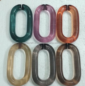 Cadena de Eslabones de Resina Hecha a Mano, Accesorio de Decoración para el Hogar, para Colgar en la Pared, Decoración de Estantes y Decoración Interior Artística - Product Image 4