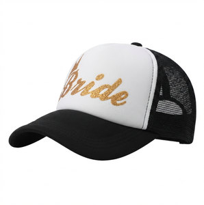 Wholesale Embroidered Printed Fashion Mesh Trucker <b>Hat</b> Custom Logo 100% Polyester Unisex Best Selling <b>Top</b> Quality Trucker <b>Hat</b> - Product Image 2