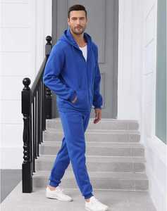 Survêtements d'hiver pour hommes en gros, personnalisables avec logo, 100 % polyester, respirants, légers et sportifs - Product Image 2