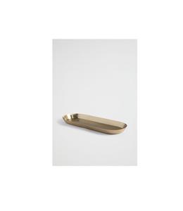 Bandeja Rectangular Grande de Latón para Servir, Ideal para Arreglos de Mesa y Exhibición en Buffet, con Superficie Pulida a Espejo - Product Image 4