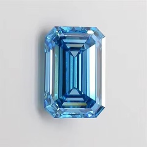 Diamante Azul Esmeralda de Laboratorio de Lujo, 1CT VS1, Certificado IGI, CVD 3EX, Corte Excelente, Proveedor B2B para Distribuidores e Importadores de Diamantes - Product Image 1