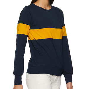 Sudadera Oversize para Mujer, Color Sólido, Hombros Caídos, Manga Larga, Cuello Redondo, Algodón Transpirable - Product Image 3