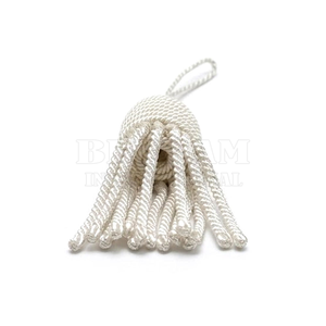 Borla Metálica Plateada de Lujo al por Mayor para Adorno de Banderas Ceremoniales, Emblemas, Confección Eclesiástica y Cordones de Honor - Product Image 4