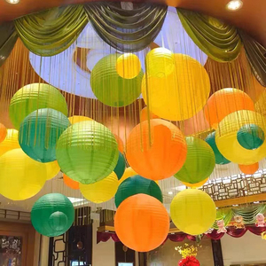 Lámpara de Seda Hoi, Forma Redonda, Elegante, Hecha a Mano, Material de Seda Vívida, Recargable, Energía Solar, Garantía de 4 Años, Uso en Camping - Product Image 5