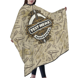 Capa de Barbero Profesional Personalizada para Salón de Peluquería, Impermeable, Ligera, Antiestática, de Nailon/Poliéster, con Impresión por Sublimación - Product Image 3